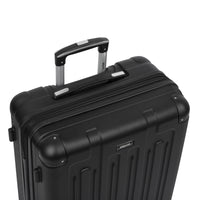 Tutin hardside spinner suitcase in Black, close-up of the padded handle