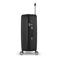 Tutin hardside spinner suitcase in Black, side view