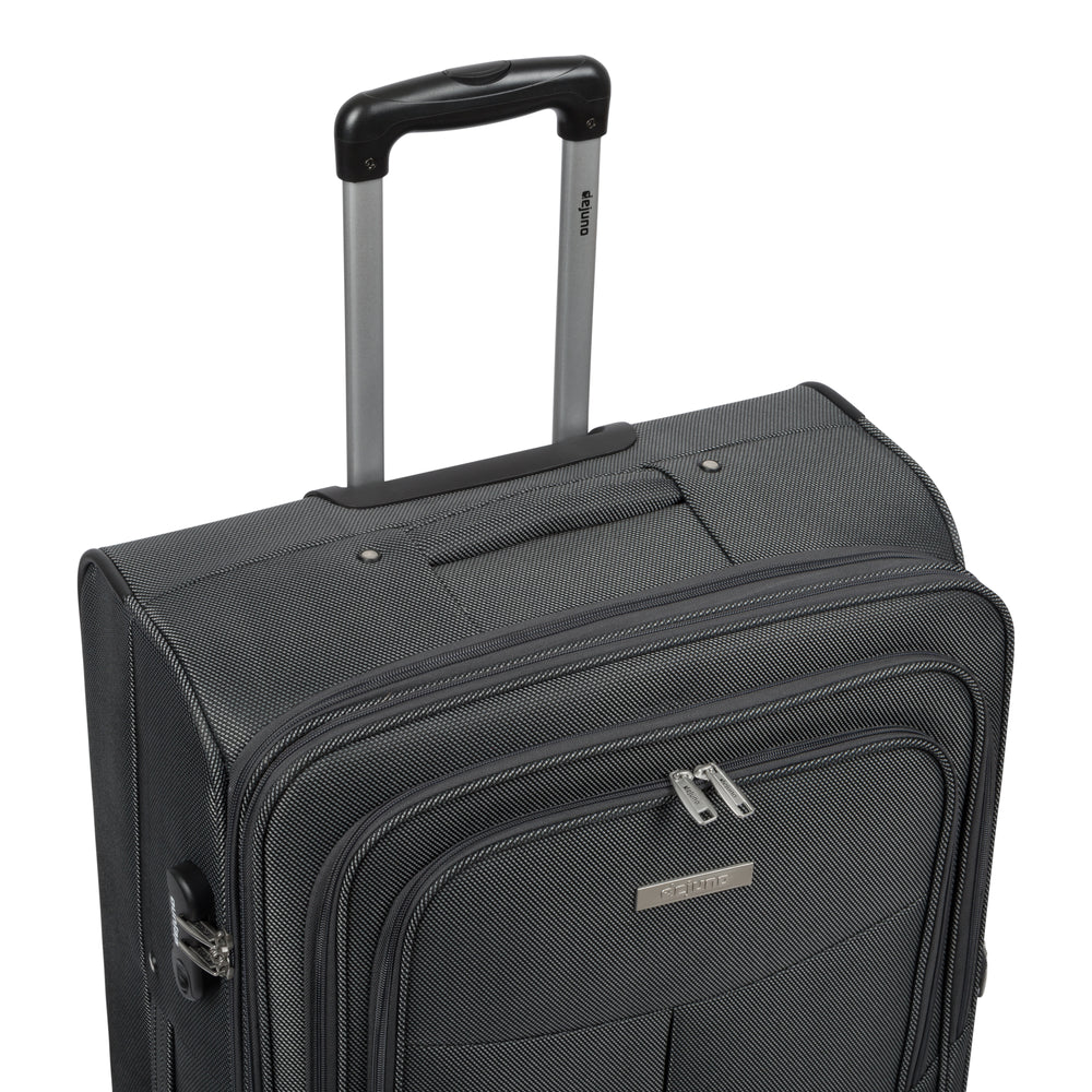 Legacy II softside spinner suitcase in Gray, close-up of the padded handle