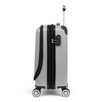 Compact II hardside carry-on spinner suitcase in Silver, side view