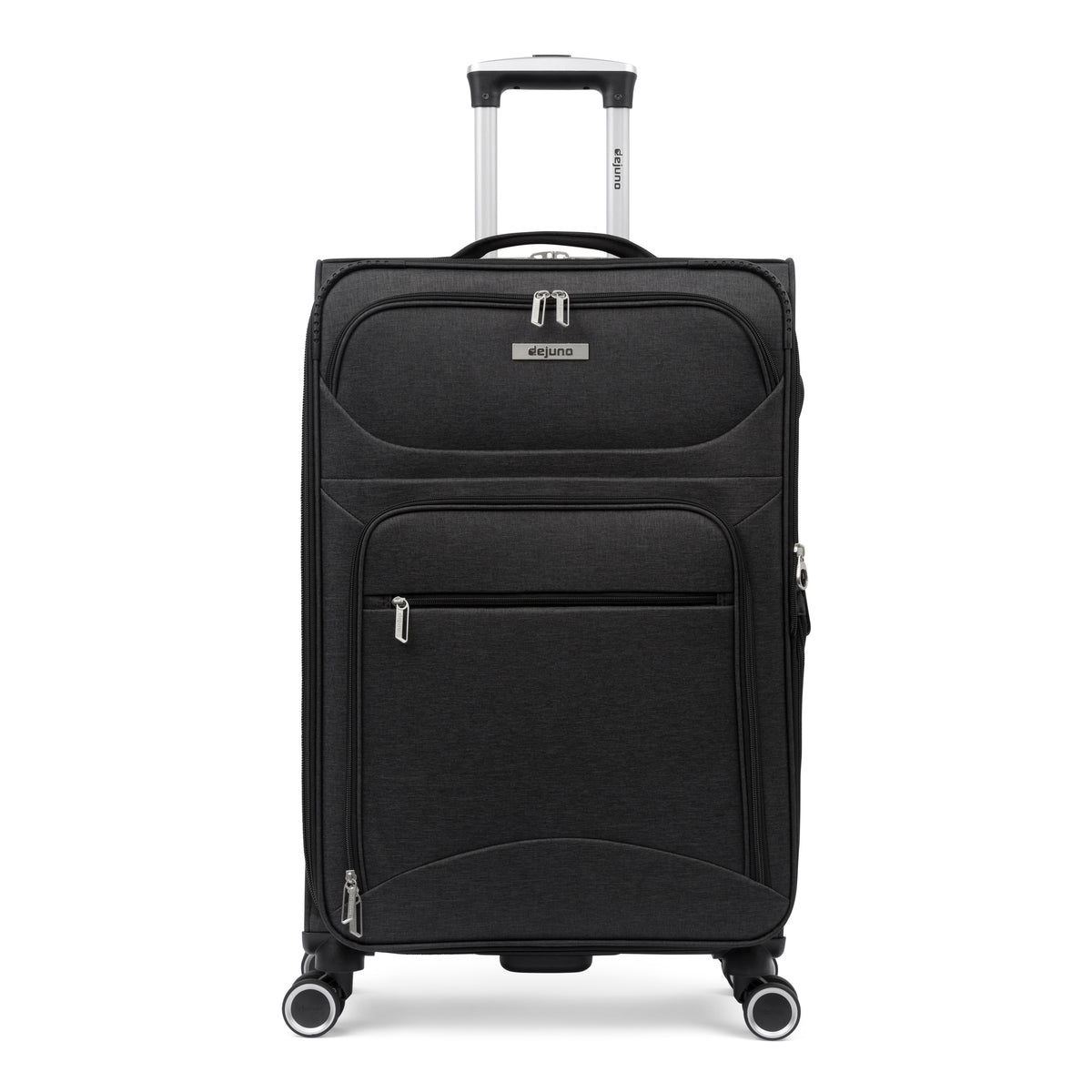 Durango softside spinner suitcase in Black, front view