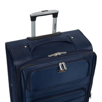 Dawson softside spinner suitcase in Navy, close-up of the padded handle