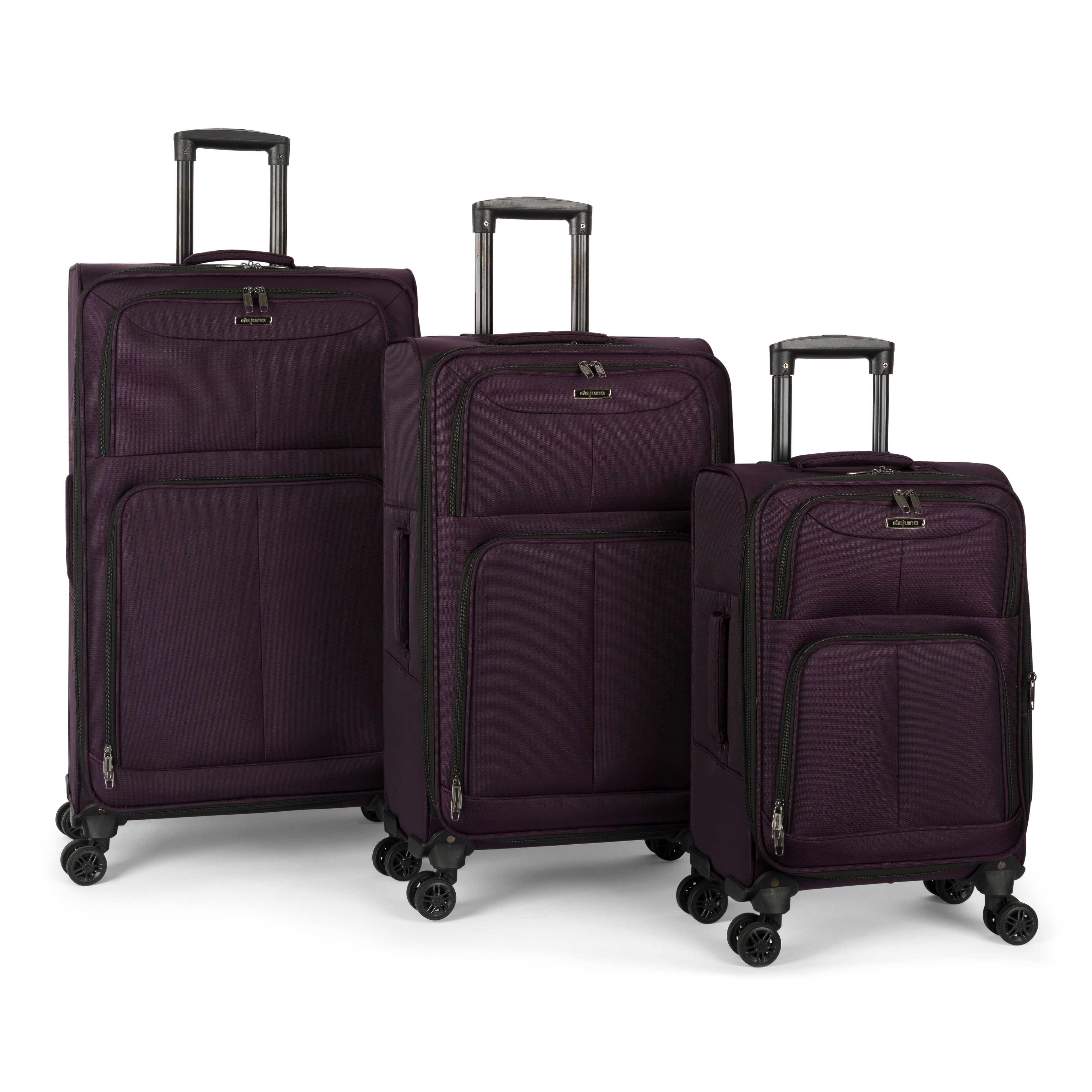 Midland 3-Piece Softside Luggage Set, Expandable | Dejuno