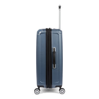 Beaumont hardside spinner suitcase in Blue, side view