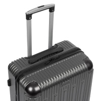 Cornwall hardside spinner suitcase in Charcoal, close-up of the padded handle