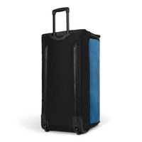 Excursion rolling duffel bag in Black Navy, wheels and push-button trolley handle
