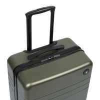 Eminence push-button telescoping handle with cushioned grip
