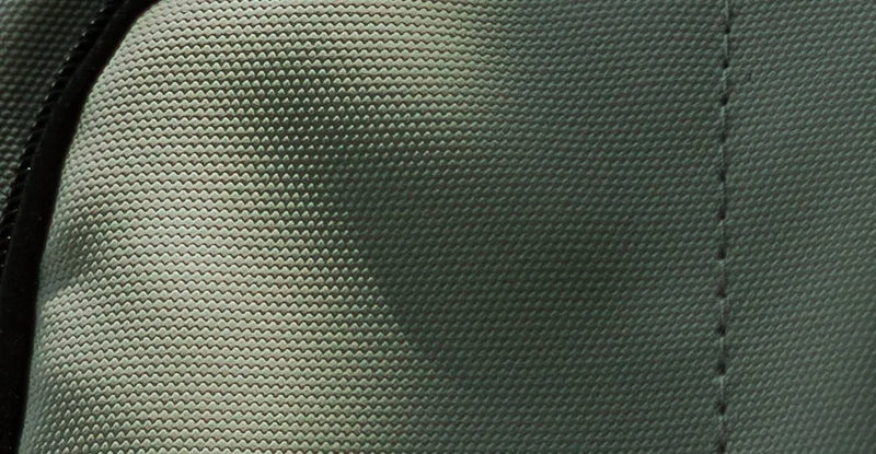Weekender 40L Travel Backpack weather-resistant PU shell close up